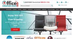 Desktop Screenshot of officefurnituredeals.com
